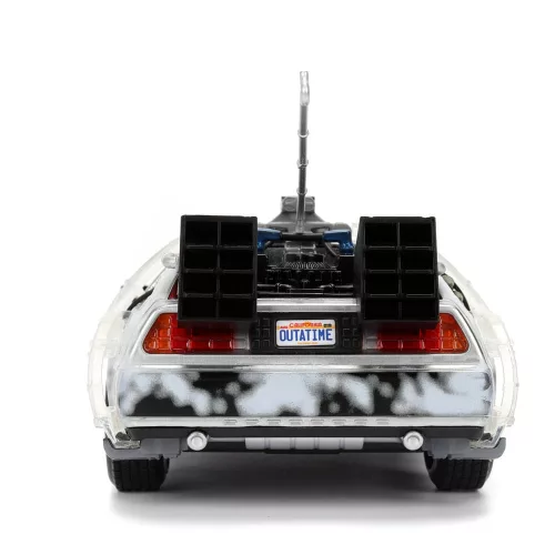 Back to the Future Diecast Model 1/24 Time Machine Frost