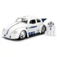 Star Wars Diecast Model 1:24 R2-D2 1959 VW Drag Beetle