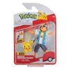 Pokémon Battle Feature Figura Ash & Pikachu 11 cm