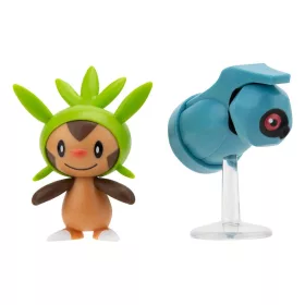   Pokémon Battle Figura First Partner Set Figura 2-Pack Chespin, Beldum 5 cm