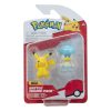 Pokémon Gen IX Battle Figura Pack Mini Figura 2-Pack Pikachu & Quaxly 5 cm