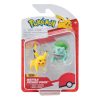Pokémon Battle Figura First Partner Set Figura 2-Pack Bulbasaur #2, Pikachu #1
