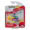 Pokémon Battle Figura Készlet 3-Pack Machop, Pikachu #1, Alolan Muk 5 cm