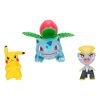 Pokémon Battle Figure Figura Készlet 3-Pack Pikachu #2, Jangmo-o, Ivysaur