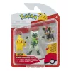 Pokémon First Partner Battle Figure Set Figure 3-Pack Litleo, Pikachu & Floragato