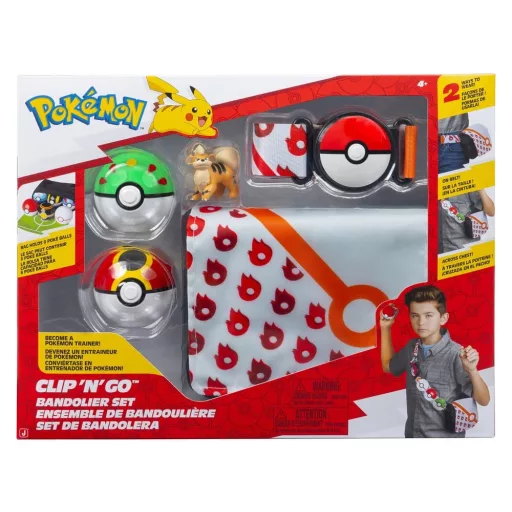 Pokémon Clip 'n' Go Bandolier Set Growlithe