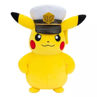 Pokémon Plüss Figura Captain Pikachu 20 cm