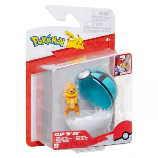 Pokémon Clip 'n' Go Action Figure Buizel & Net Ball