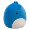 Squishmallows Plush Figure Winking Dark Blue Dino with Fuzzy Belly Brody 40 cm