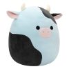 Squishmallows Plush Figure Blue and Black Cow Cillian 50 cm