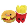 Yummis Together Plush Figures 2 Pack Burger & Fries in Take Away Bag 21 cm