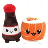 Yummis Together Plush Figures 2 Pack Uramaki & Soya in Take Away Bag 21 cm