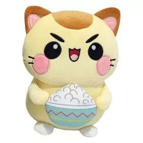 Funny Cat Plush Figure Cat with Rice 25 cm