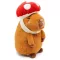 Capybara Plush Figure Mushroom 23 cm