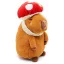 Capybara Plush Figure Mushroom 23 cm