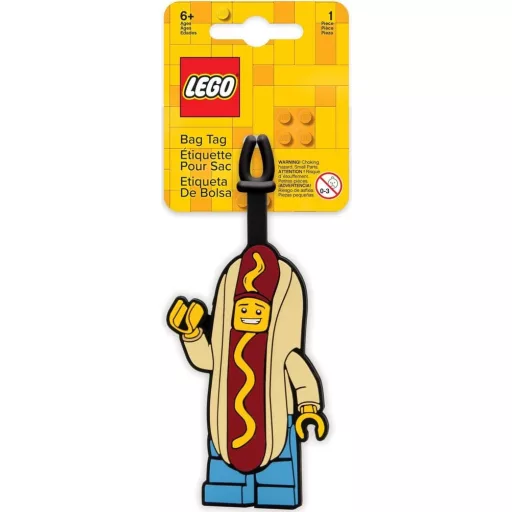 Lego Bag Charm Hot Dog Guy