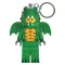 Lego Mini Figure Keychain Light Green Dragon Girl
