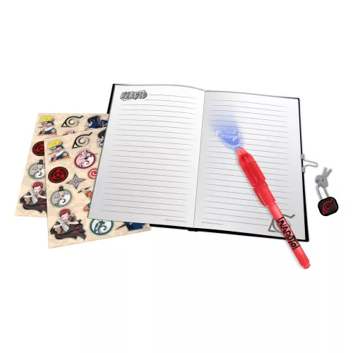 Naruto Secret Diary Set with Lock