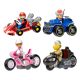 The Super Mario Bros. Movie Mini Figures with Karts 6 cm Assortment (6)