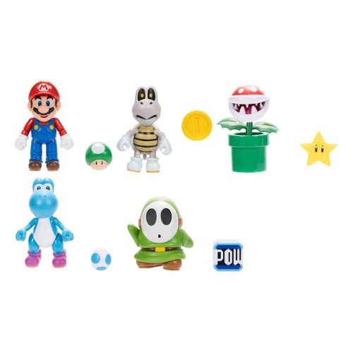 World of Nintendo Mini Figure Super Mario Wave 40 10 cm Assortment (5)