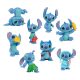 Lilo & Stitch Mini Figurák 8-Pack Stitch Gyűjthető Figura Készlet 7 cm