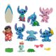 Lilo & Stitch Mini Figurák 8-Pack Stitch Deluxe Figura Készlet 7 cm