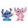 Lilo & Stitch Mini Figurák 2-Pack Angel & Stitch 7 cm