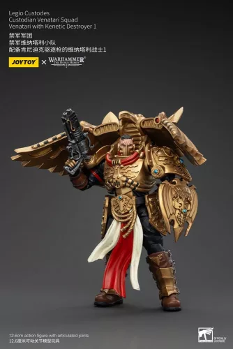 Warhammer The Horus Heresy Figura 1/18 Legio Custodes Custodian Venatari Squad Venatari with Kenetic Destroyer 1 13 cm