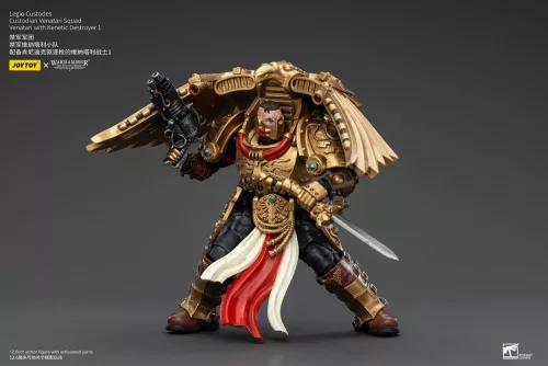 Warhammer The Horus Heresy Figura 1/18 Legio Custodes Custodian Venatari Squad Venatari with Kenetic Destroyer 1 13 cm
