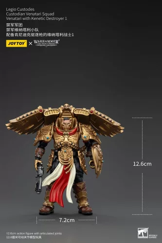 Warhammer The Horus Heresy Figura 1/18 Legio Custodes Custodian Venatari Squad Venatari with Kenetic Destroyer 1 13 cm