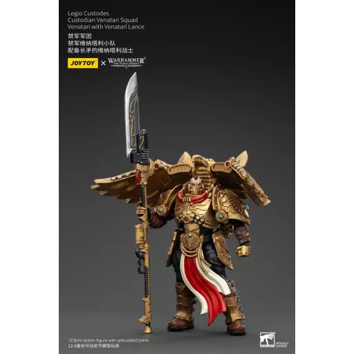Warhammer The Horus Heresy Figura 1/18 Legio Custodes Custodian Venatari Squad Venatari with Venatari Lance 13 cm