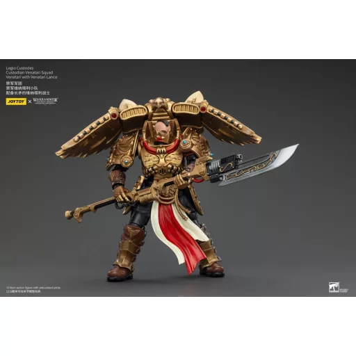 Warhammer The Horus Heresy Figura 1/18 Legio Custodes Custodian Venatari Squad Venatari with Venatari Lance 13 cm