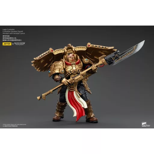 Warhammer The Horus Heresy Figura 1/18 Legio Custodes Custodian Venatari Squad Venatari with Venatari Lance 13 cm