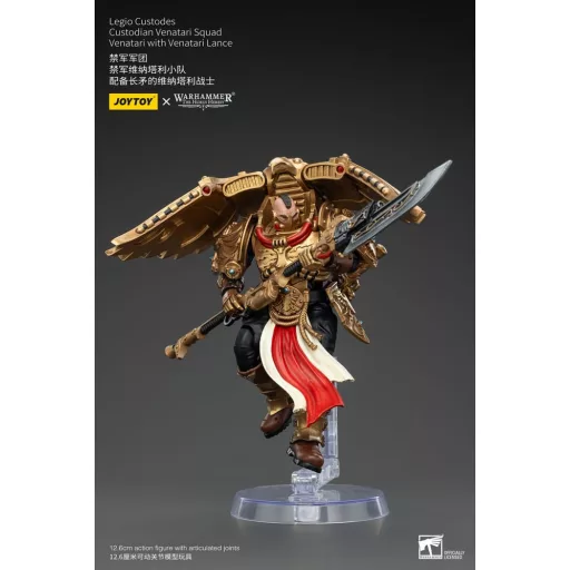 Warhammer The Horus Heresy Figura 1/18 Legio Custodes Custodian Venatari Squad Venatari with Venatari Lance 13 cm