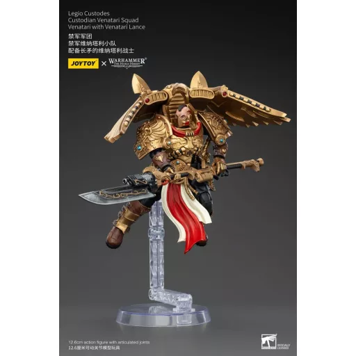 Warhammer The Horus Heresy Figura 1/18 Legio Custodes Custodian Venatari Squad Venatari with Venatari Lance 13 cm