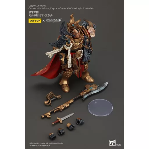 Warhammer The Horus Heresy Figura Legio Custodes Constantin Valdor Captain-General of the Legio Custodes 25 cm