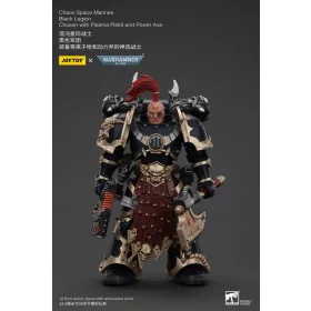   Warhammer 40k Figura Chaos Space Marines Black Legion Chosen with Plasma Pistol and Power Axe 20 cm