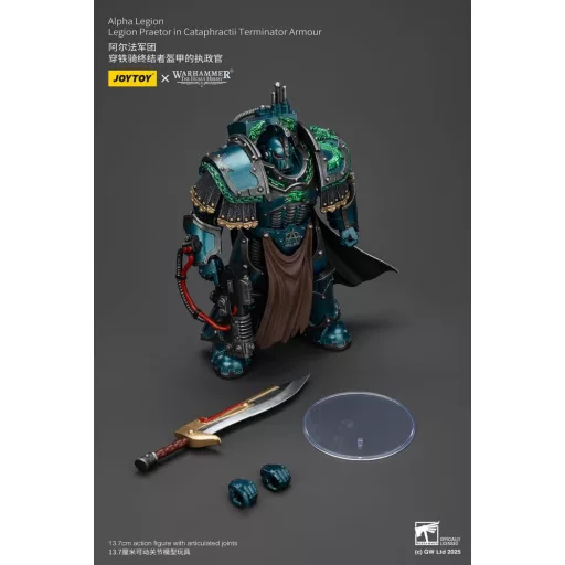 Warhammer The Horus Heresy Figura Alpha Legion Legion Praetor in Cataphractii Terminator Armour 18 cm