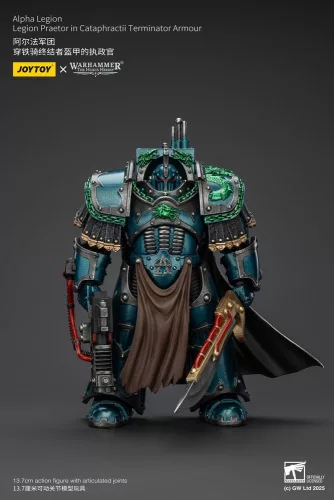 Warhammer The Horus Heresy Figura Alpha Legion Legion Praetor in Cataphractii Terminator Armour 18 cm