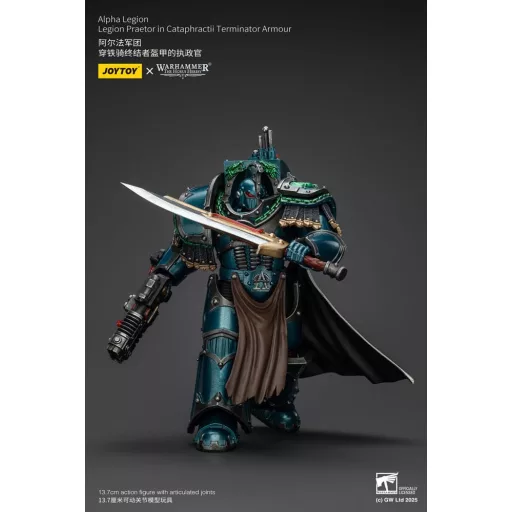 Warhammer The Horus Heresy Figura Alpha Legion Legion Praetor in Cataphractii Terminator Armour 18 cm