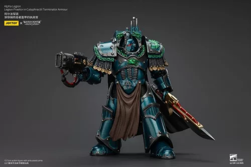 Warhammer The Horus Heresy Figura Alpha Legion Legion Praetor in Cataphractii Terminator Armour 18 cm