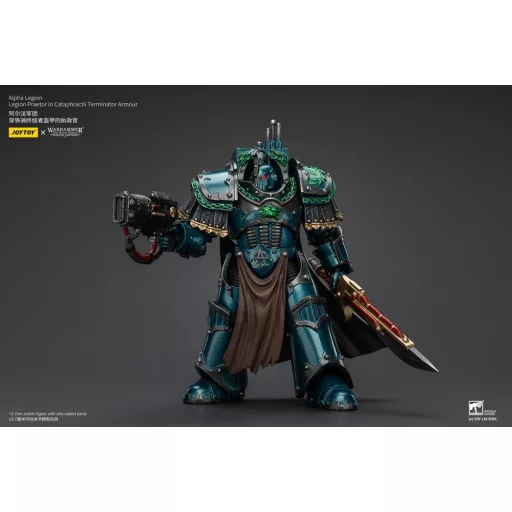 Warhammer The Horus Heresy Figura Alpha Legion Legion Praetor in Cataphractii Terminator Armour 18 cm