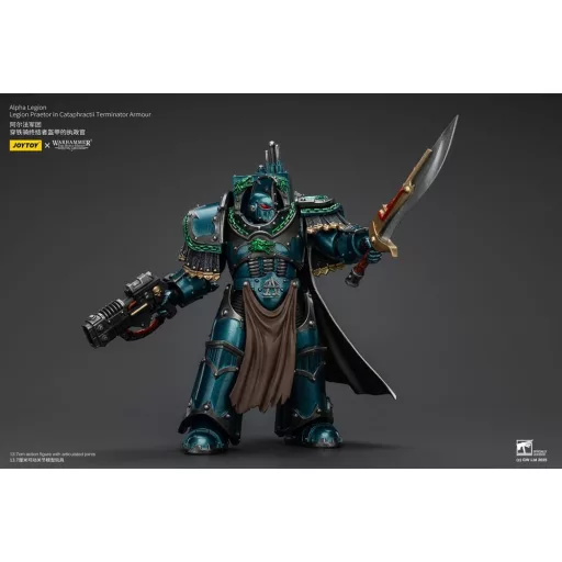 Warhammer The Horus Heresy Figura Alpha Legion Legion Praetor in Cataphractii Terminator Armour 18 cm