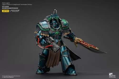 Warhammer The Horus Heresy Figura Alpha Legion Legion Praetor in Cataphractii Terminator Armour 18 cm