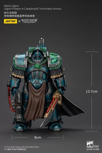 Warhammer The Horus Heresy Figura Alpha Legion Legion Praetor in Cataphractii Terminator Armour 18 cm