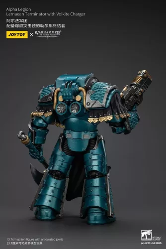 Warhammer The Horus Heresy Figura Alpha Legion Lernaean Terminator with Volkite Charger 20 cm