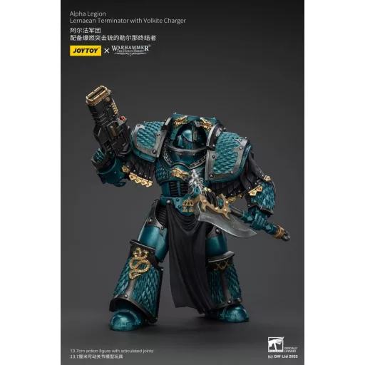 Warhammer The Horus Heresy Figura Alpha Legion Lernaean Terminator with Volkite Charger 20 cm