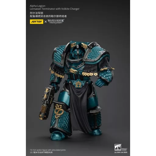 Warhammer The Horus Heresy Figura Alpha Legion Lernaean Terminator with Volkite Charger 20 cm