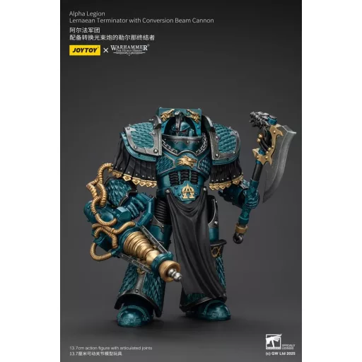 Warhammer The Horus Heresy Figura Alpha Legion Lernaean Terminator with Conversion Beam Cannon 20 cm