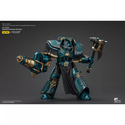 Warhammer The Horus Heresy Figura Alpha Legion Lernaean Terminator with Conversion Beam Cannon 20 cm